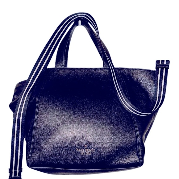 kate spade Handbags - Kate Spade, Coin Purse, Black Tote with Stylish Striped Strap